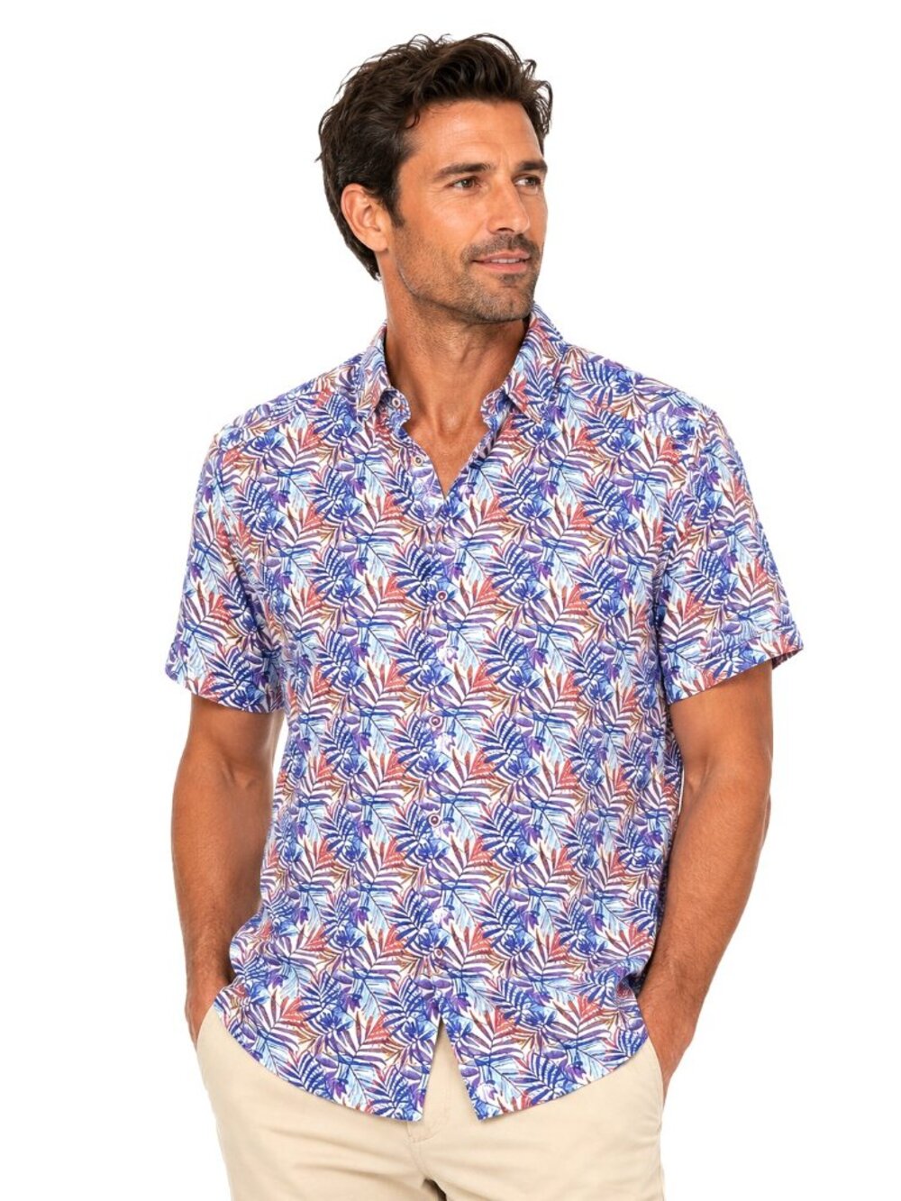 Robert Graham Teigen Linen Short Sleeve Shirt